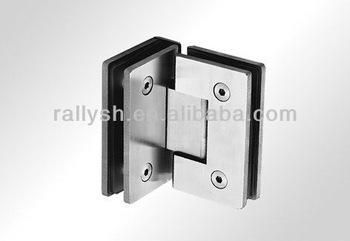 Shower room 180 degree glass door hinges-BRASS