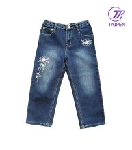 Fashion Design Printed Wholesale Kids Jeans