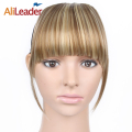 Syntetisk Clip In Fringe Extension Fake Hair Fringe