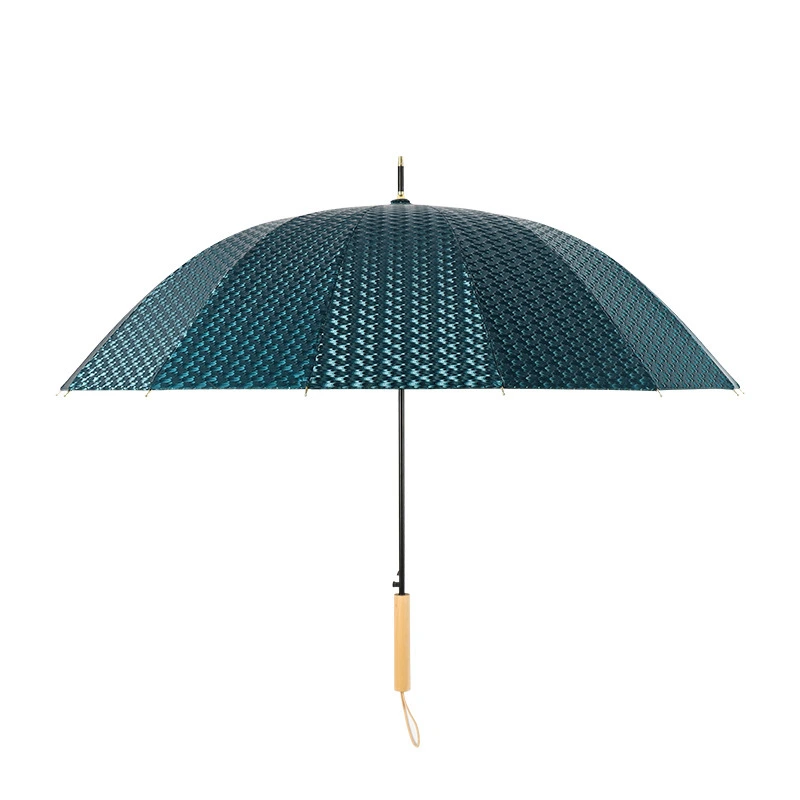 Designer Automatic Japanese Promotional 16ribs Fashion Customized Small Straight Women Umbrella for Sale