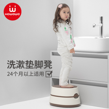 Baby 3-in-1 Grow-with-yo omaty se transforma del baño al baño y taburete de pasos