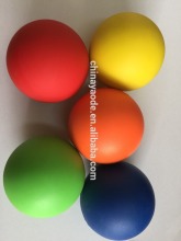 Custom rubber lacrosse ball/message ball/yoga ball