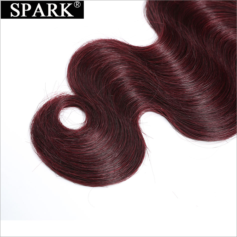 SPARK Wholesale 130% Density Burgundy Red Wigs 1b 99J Human Hair Vigin Brazilian Hair Lace Front Wig For Black Woman
