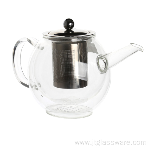 Double wall Glass Teapot Iced Tea Pitcher