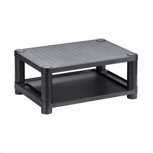 Neues Design Zwei Regal Black Plastic Monitor Riser Riser