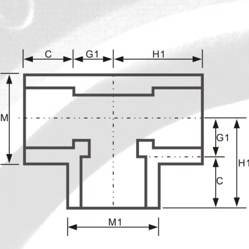 ASTM SCH80 CPVC Tee cor cinza escuro