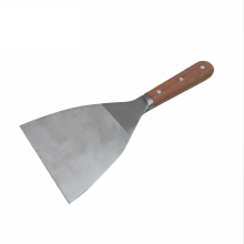Stainless Steel Metal Wallpaper Scraper with Wooden Handle