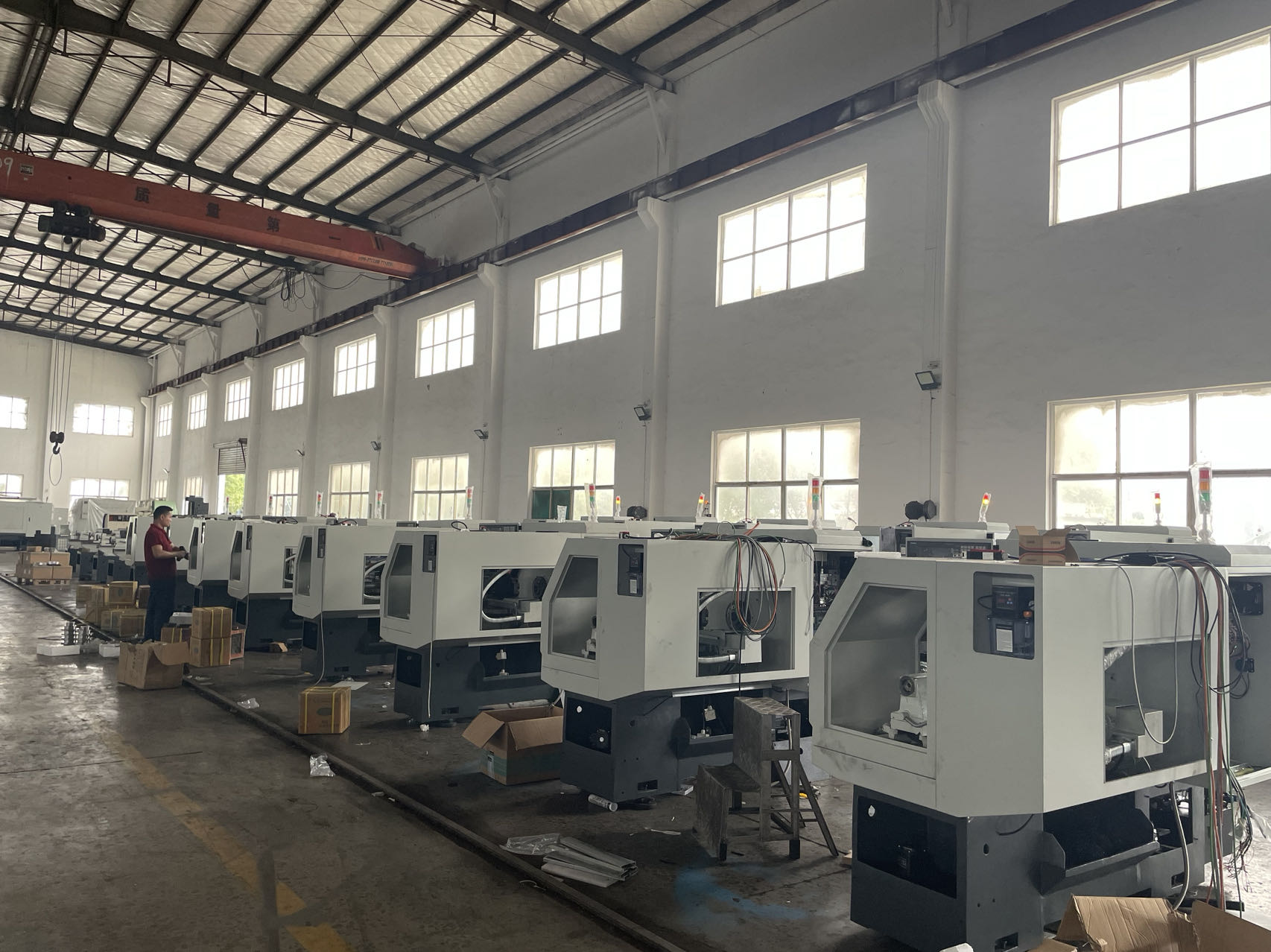 Flat Bed CNC Turning Lathe CK6132 with Fanuc, Siemens, GSK CNC System