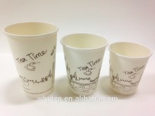 Beverage custom printed quality single wall paper cups