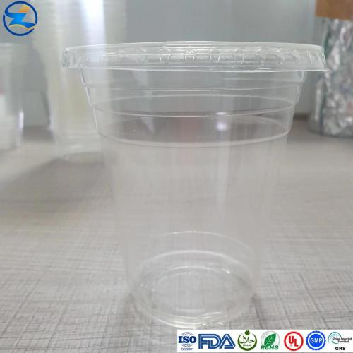 Natural Clear Thermoformed PLA Cup Finished Products