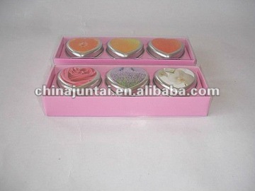 heart shaped candles