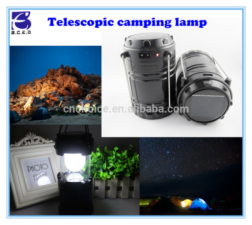 rechargeable torch light solar camping light book light mfga