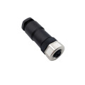 T-Code-Leistung gerade 4Pin M12 Weiblicher Stecker