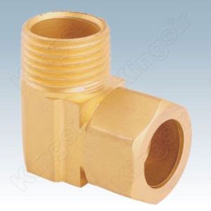 Brass Right Angle Duplex Fitting