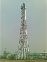 petrochemical flare tower derrick structure