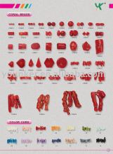 Coral Beads Bamboo Various Shape Size Available