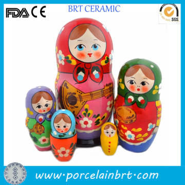 Classic Ceramic Russian Matryoshka Nesting Doll