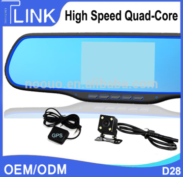 FHD 1080p car camera dvr video recorder 5" radar detector & car video recorder