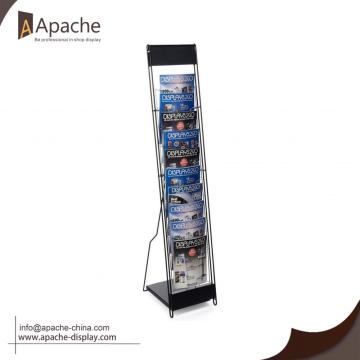 Floor Standing Portable Magazine Display Rack