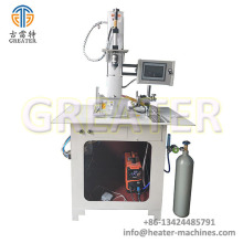 Vertical industrial heater welding machine