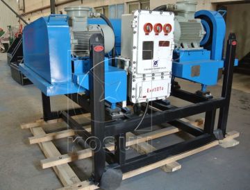 Oilfield solid control equipment decanting centrifuge