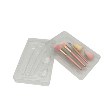 Display plastic clear blister cosmetic tray