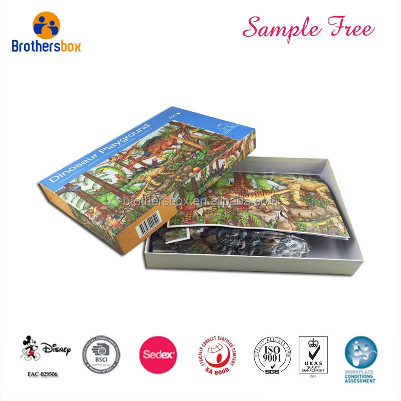 1000 Pieces Unique Jigsaw Puzzle Paper Box For Adults Wholesale