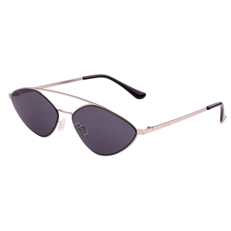 2019 Design Rectangle Shape Stylish Metal Sunglasses