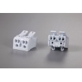 2 polos conector de alambre multipolar con pie fijo