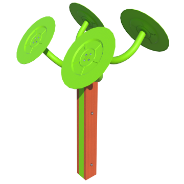 Tai Chi wheels park fitness equipment