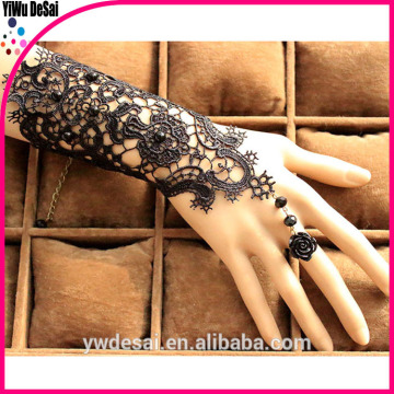 fashion bracelets 2015 black lace flowers latest style fashion bracelets