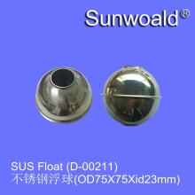 Magnetic SUS Float Ball level sensor float OD75x75xid23mm