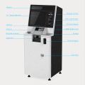 Lobby Banknote and Coin Deposit kiosk for Bank