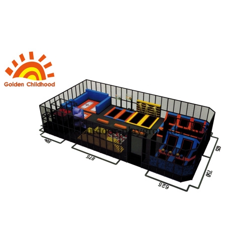 Small-size Trampoline With Sticky Wall