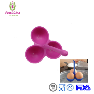 High-quality Silicone egg steamer/poacher Silicone egg boiler