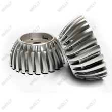 customized clear anodized surface finish aluminum die casting LED Bulb heat sink