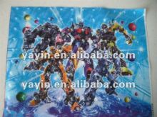 3D lenticular sticker with adhesive/cartoon adhesive sticker