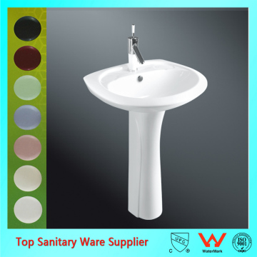 porcelain bathroom pedestal washbasin