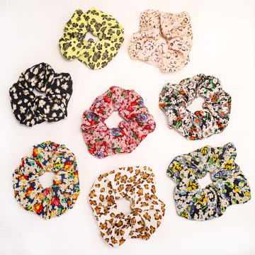 Floral Ponytail Holder Hair Rubber Band