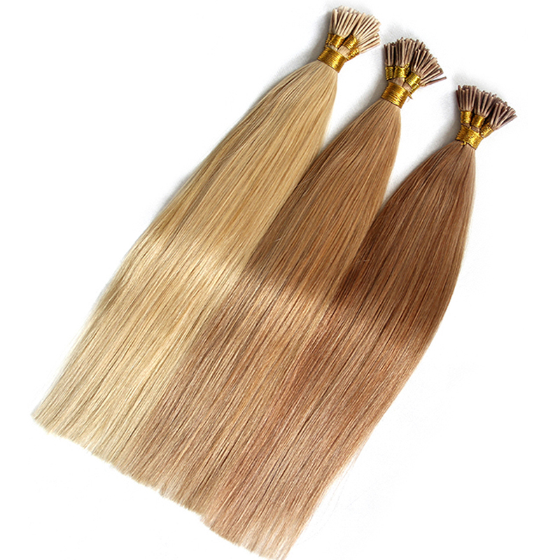 Wholesale factory price fashionable pre-bonded i tips human hair, i tip hair extensions wholesale india