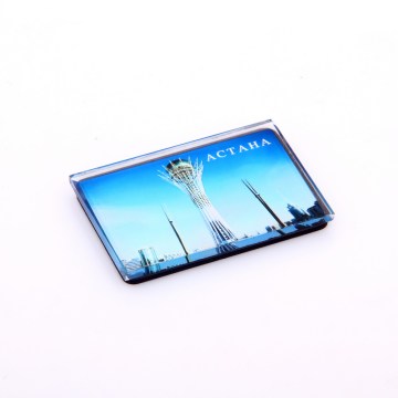 Custom real crystal fridge magnet for world country cities