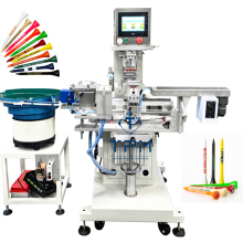 360° Rotary Pad Printing Machine for Wooden Bamboo Plastic Golf Tees with Drying