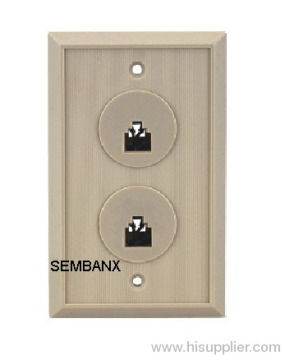Flush Plate For 2 Telephone Jacks?