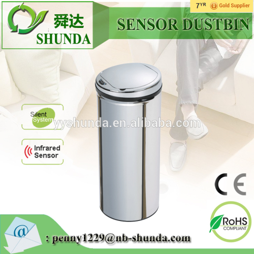 lobby detector dustbin 30L electronic dustbin with inner