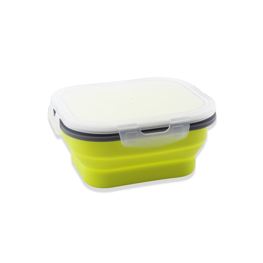 Boîte à lunch pliable en silicone