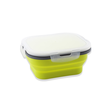Silikon Fällbar Matförvaring Container Lunch Box