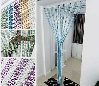 chain link wire mesh outdoor curtains waterproof fly pest insect netting