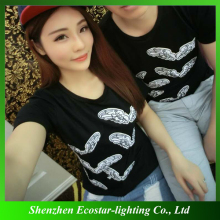Birthday Gift Cool LED Lighting T-shirts Manufacturer