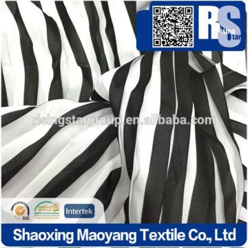 Risingstar China Factory High Quality Paper printing pleated chiffon