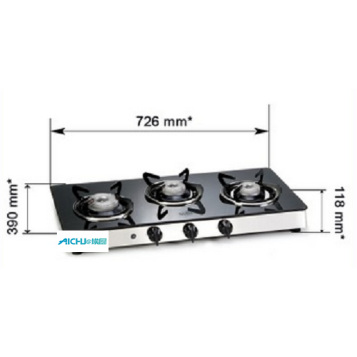 Encendedor automático de estufa de GLP de 3 quemadores